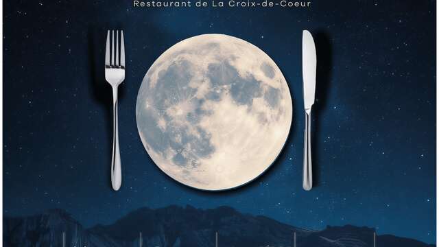 Soirée pleine lune à la Croix-de-Coeur