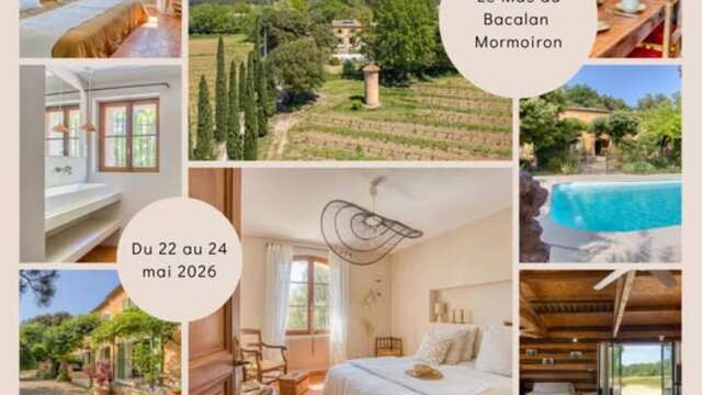 Week-end yoga & vitalité à Mormoiron avec Nadège Bressy