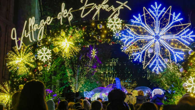 Village des enfants pour les fêtes de fin d'année