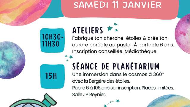 Ateliers créatifs autour des étoiles