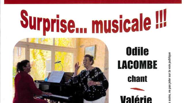 "Chut! Ecoutez!! Surprise...musicale!!!" à la bibliothèque de Faucon