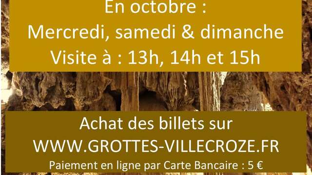 Visite des Grottes fortifiées de Villecroze