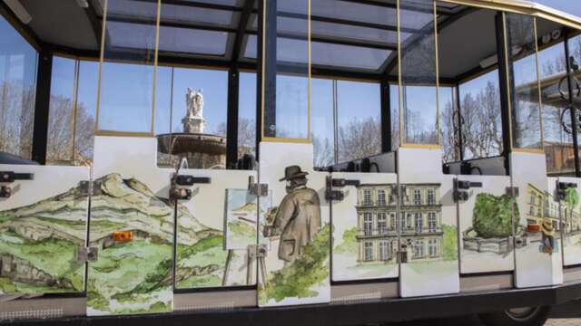 Visit of Aix-en-Provence by electric tourist train – in Cézanne’s footsteps