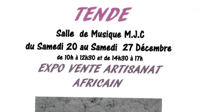 Verkaufsausstellung afrikanisches Kunsthandwerk