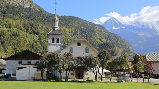 Saint Loup church in Servoz
