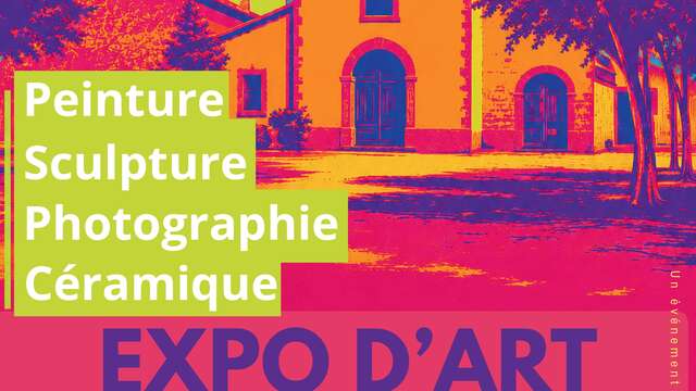 Exposición de arte: pintura, escultura, fotografía, cerámica
