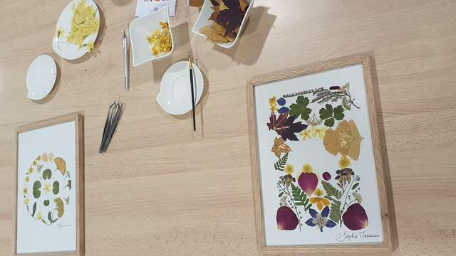 Atelier création tableau végétal