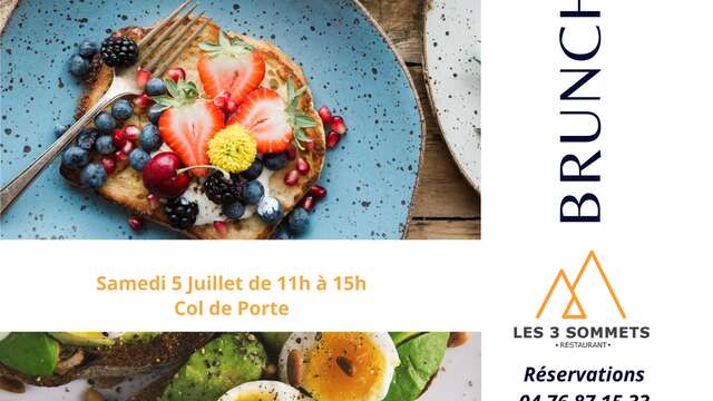 Brunch au Col de Porte