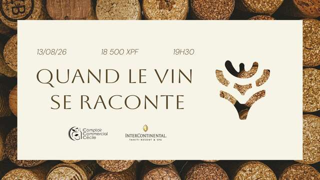 Quand le vin se raconte - Dîner en 5 services