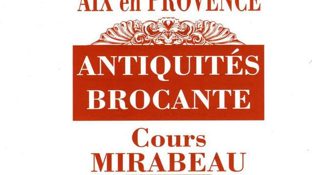 Antiquités et brocantes sur le cours Mirabeau