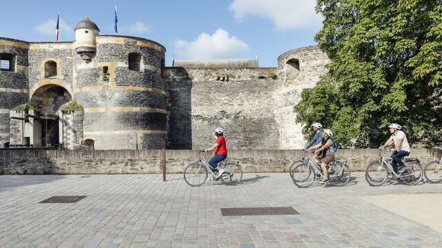 Angers à vélo, Cœur de ville