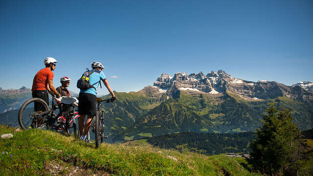 Electric mountain bike course 11b - La Chapelle d'Abondance