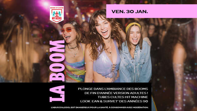 Soirée Boom années 90