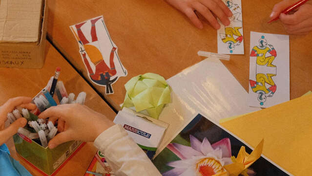 Atelier "Harpocrate dans un lotus"