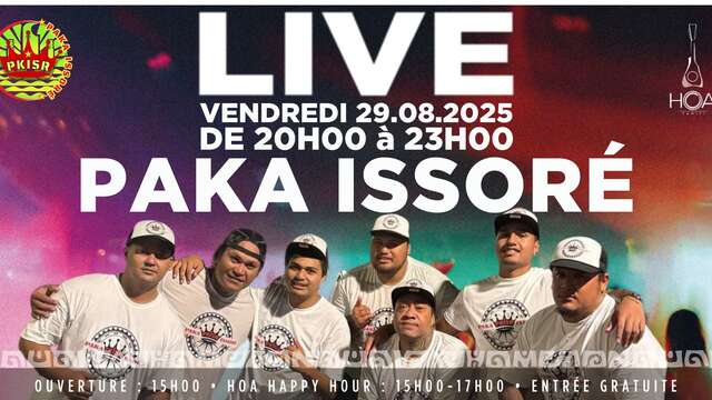 Paka Issoré in concert - Brasserie Hoa