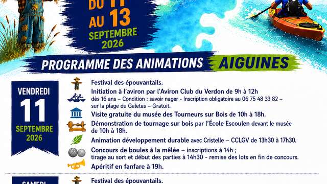 Aiguines fête le lac de Sainte-Croix