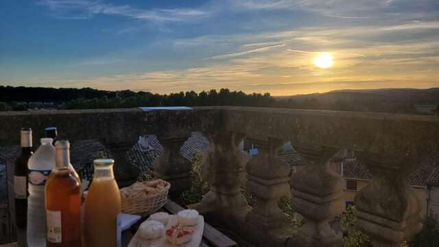 Coucher de soleil et dégustation des produits du terroir depuis le haut du Jacquemard - Journées du Patrimoine