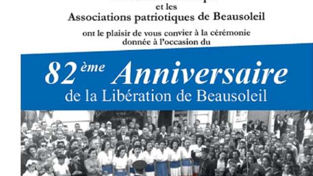 82nd Anniversary of the Liberation of Beausoleil