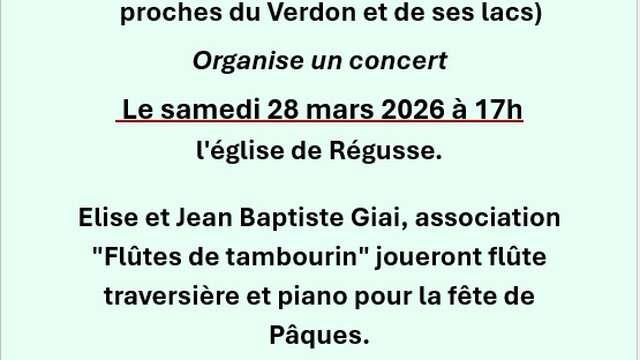 Concert flûte traversière et piano
