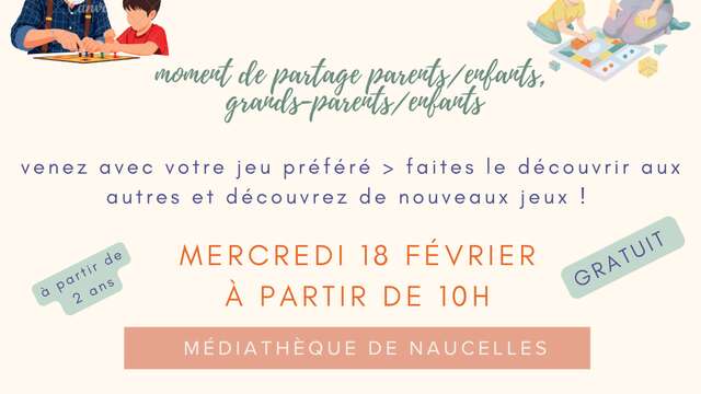 Matinée jeux de société en famille