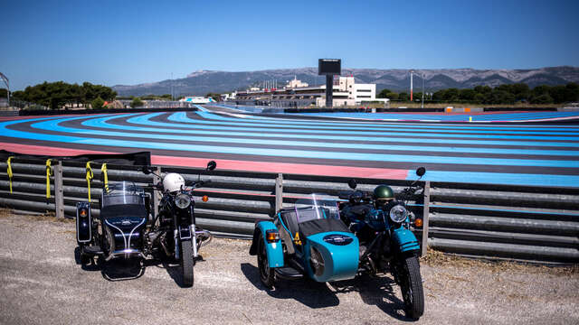 Visite en side car - Circuit Paul Ricard