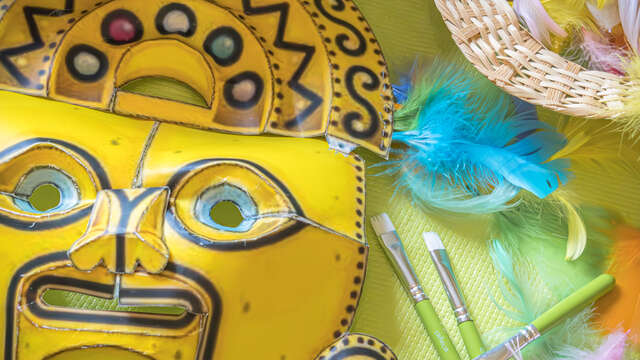 Atelier Kids : fabrique ton masque Aztèque