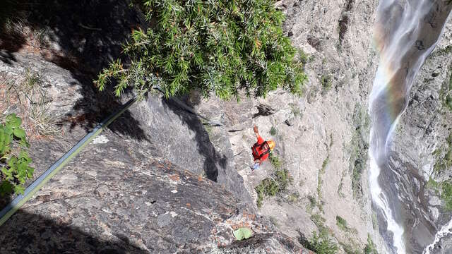 Grandes voies d'escalade avec le Bureau des Guides de la Grave