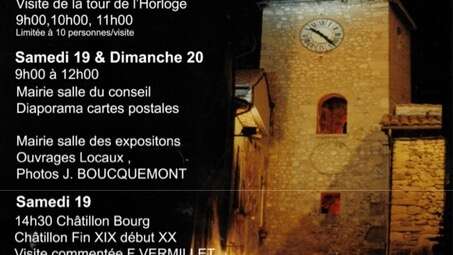 Visite de la Tour de l'Horloge de Châtillon