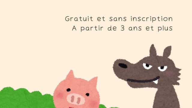 Raconte-tapis : les trois petits cochons