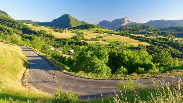 Montée cyclo du Col des prés
