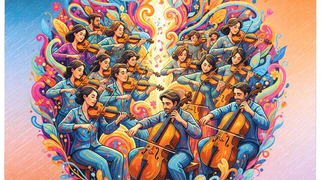 Concert des cordes - Ecole de musiques du Val Montjoie