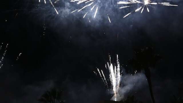Feu d'artifice du Nouvel An