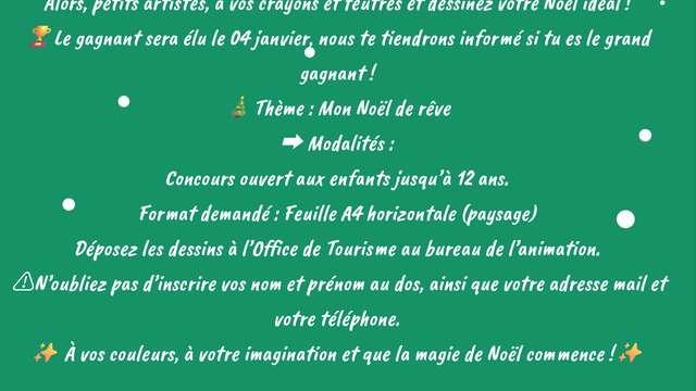 Concours de dessin de Noël