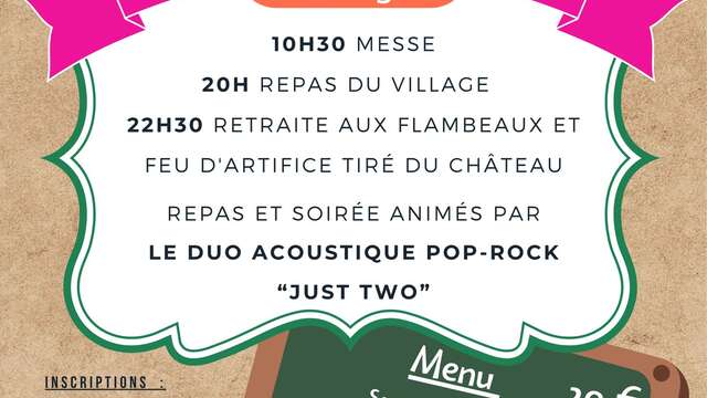 Fête locale du  13 juillet à Quérigut