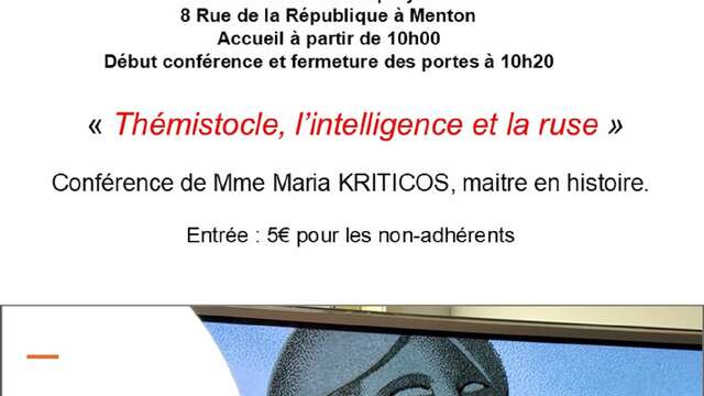 Conférence "Thémistocle, L'Intelligence et la ruse"
