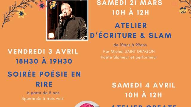 Printemps des poètes : Atelier créatif parents-enfants