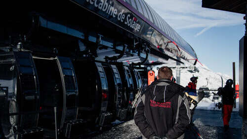 Les coulisses de Val d'Isère - Machinerie du TC10 Solaise