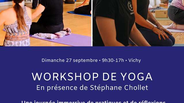 Workshop de Yoga en présence de Stéphane Chollet