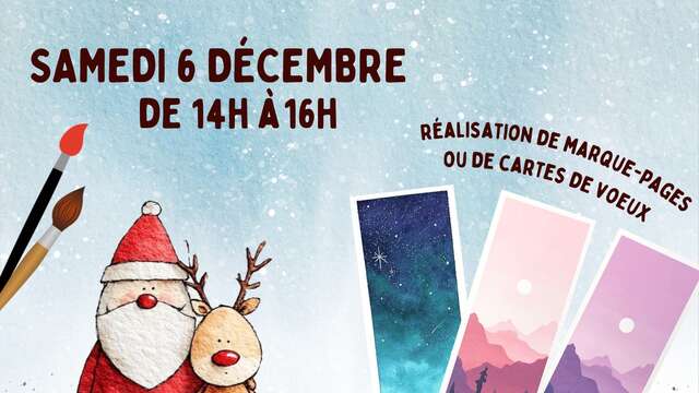 Atelier création à l'aquarelle