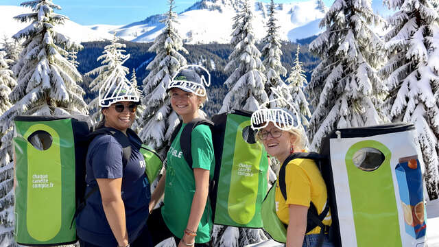 Recycling Tour de "Chaque Canette Compte" dans le Val d'Arly