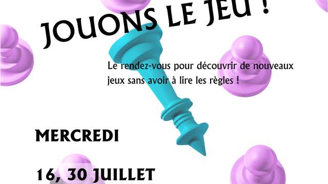 Jouons le jeu à la bibliothèque