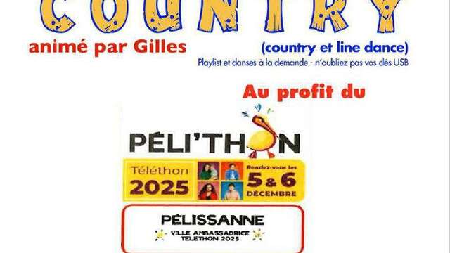 Bal country du Téléthon
