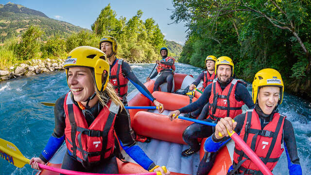 Descente en rafting sur la Dranse - parcours découverte