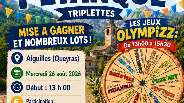 Tournoi de pétanque et jeux Olympizz'