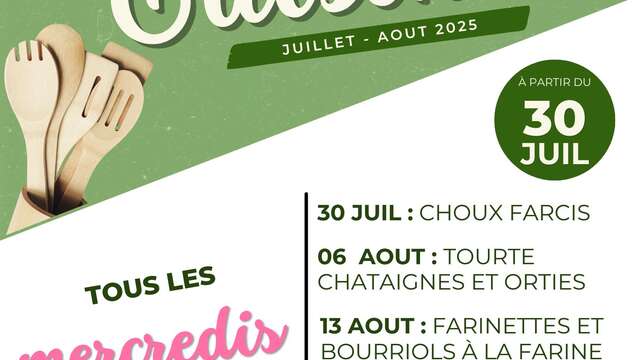 Ateliers de cuisine à la Maison de la Châtaigne