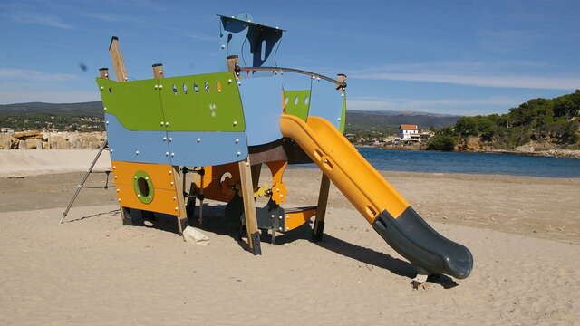 Spielplatz vom Strand la Madrague