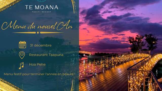 New Year's Eve on the edge of the Water - Te Moana Tahiti Resort