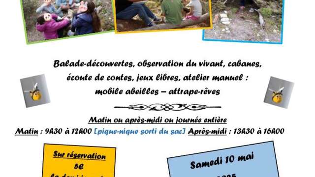 Atelier Forêt pour enfants à la Ferme de Constant