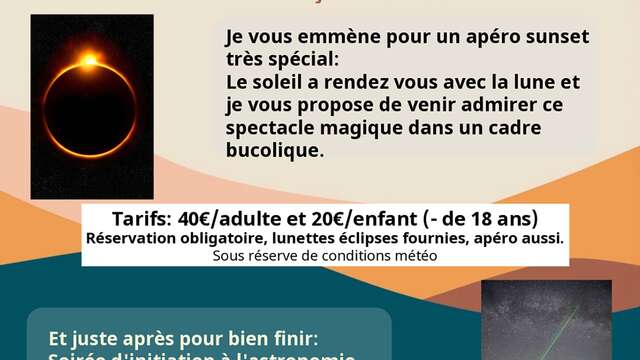 Apéro Sunset pour l'éclipse solaire