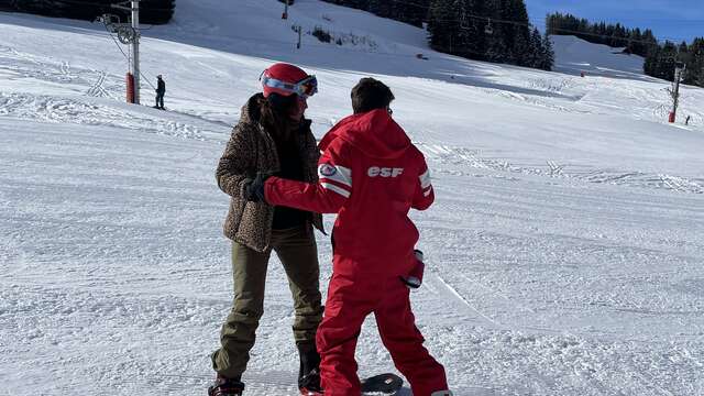 Snowboard group lessons